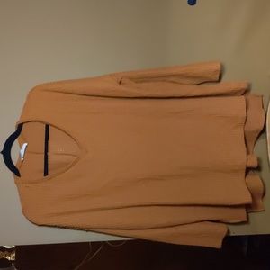 Tobacco brown tunic sweater medium *2 for $15*